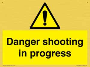 Danger shooting in progress